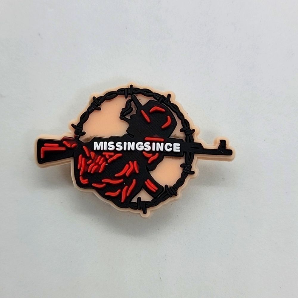 5/$10patches..Croc Charms.. Missingsince..